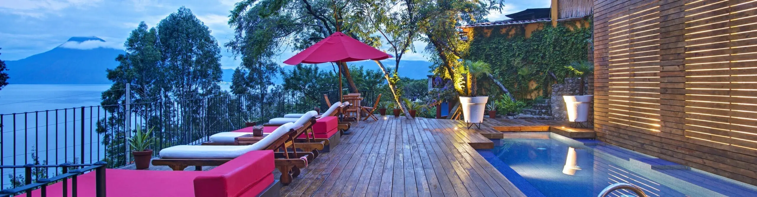 Guatemala, Casa Palopo, Pool Deck, Latin America Tours