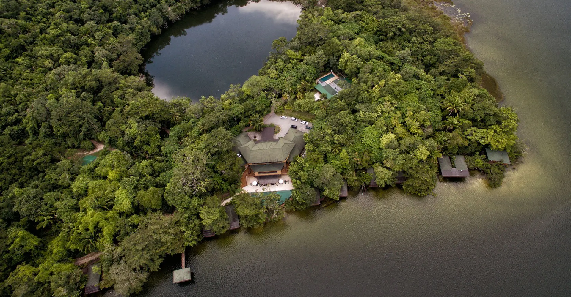 Guatemala, Las Lagunas, Luftansicht, Latin America Tours