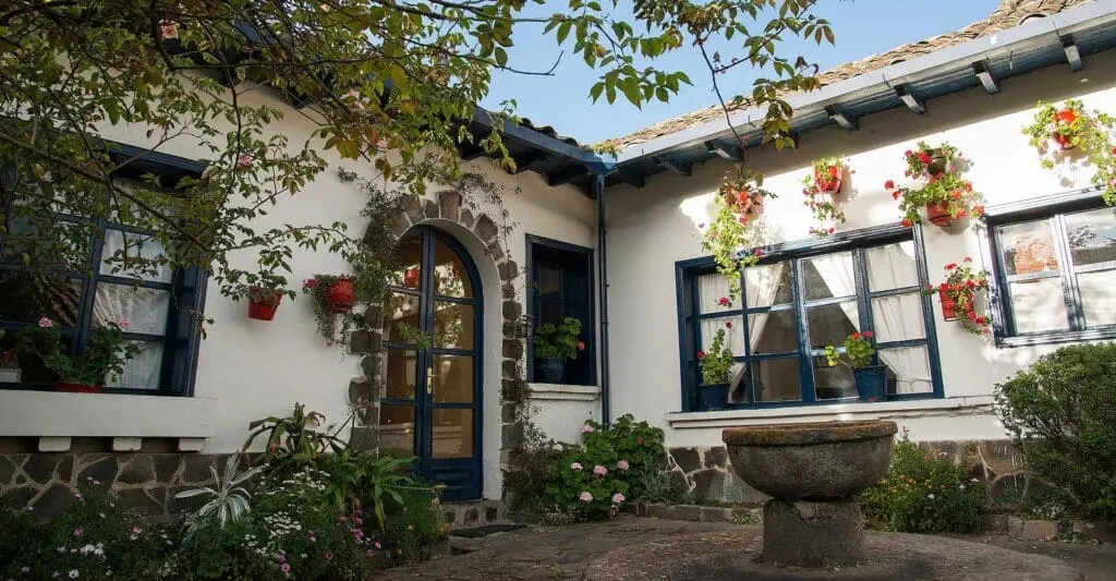 Ecuador, Hacienda Zuleta, Patio, Latin America Tours