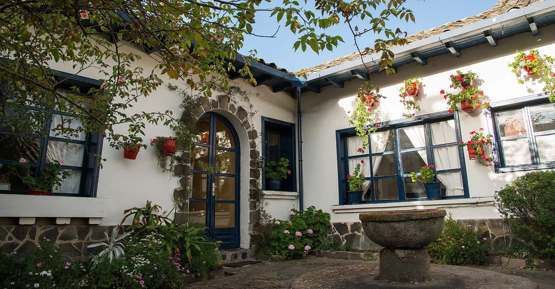 Ecuador, Hacienda Zuleta, Patio, Latin America Tours