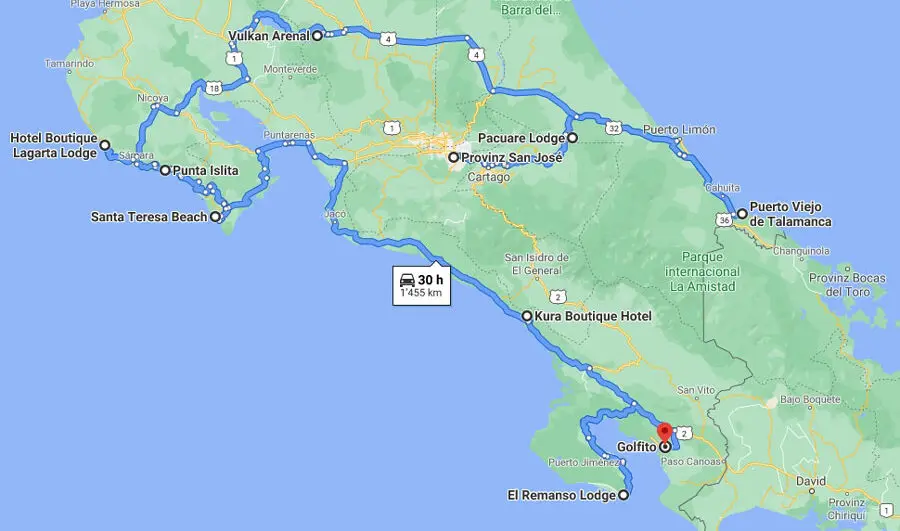 Costa Rica, Ideale Reiseroute, Tanael Michel, Latin America Tours