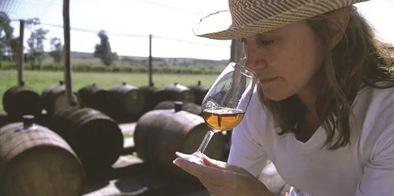 Uruguay, Frau bei Weinprobe, Weindegustation, Weingüter, Latin America Tours, Reisen