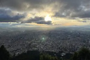 Kolumbien, Aussicht auf Bogota, Metropole, Hauptstadt, Latin America Tours, Reisen