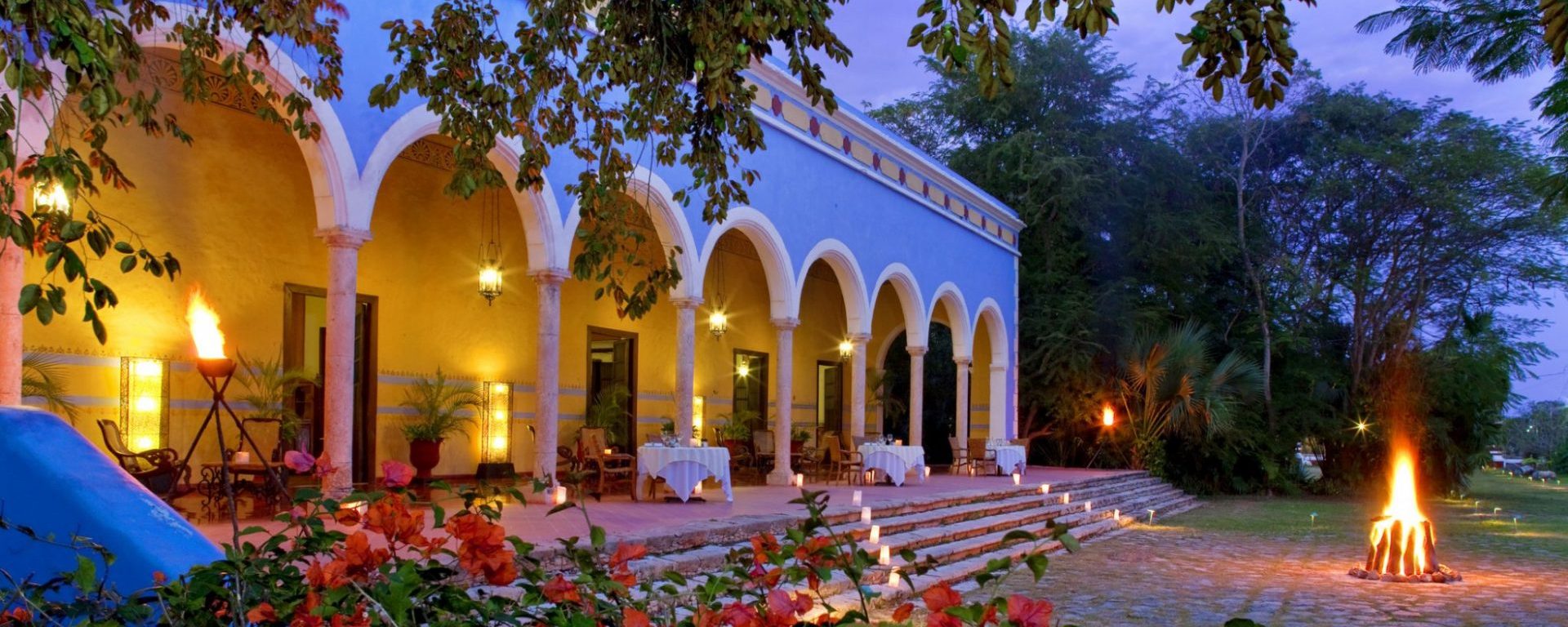 Mexiko, Hacienda Santa Rosa. romantisches Abendessen, Latin America Tours, Reisen