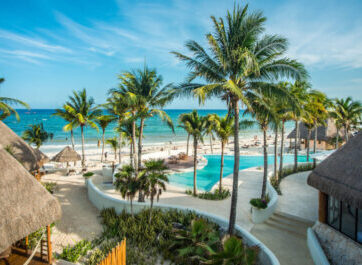 Mexiko, Mahekal Beach, Pool und Strand, Latin America Tours