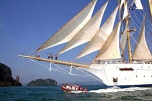 Star Clippers, Segelschiff, Costa Rica, Isla Tortugas, Latin America Tours