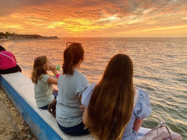 Mexiko, Sonnenuntergang, Campeche, Yucatan Halbinsel Mietwagenreise, Familienferien, Latin America Tours