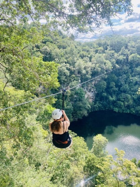 Mexiko, Cenote Miguel Colorado, Yucatan Halbinsel Mietwagenreise, Familienferien, Latin America Tours