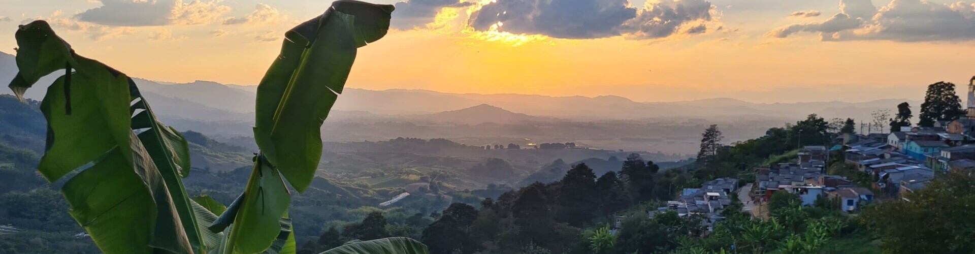 Kolumbien, Buenavista, Aussicht übers Tal, Latin America Tours, Reisen