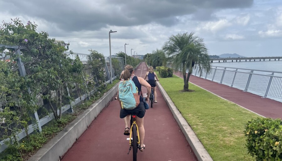 Panama, Biken auf der Cinta Costera Panama City, Latin America Tours, Reisen