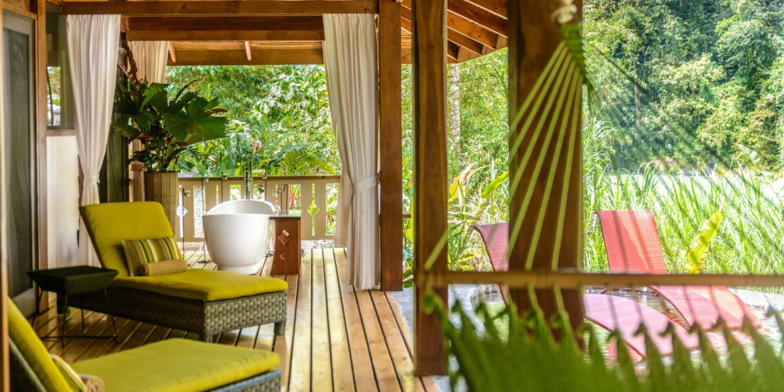 Costa Rica, Pacuare Lodge, Jaguar Villa, Terrasse, Latin America Tours