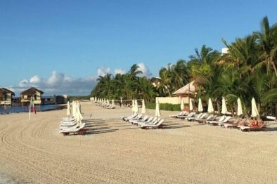 Mexiko, Latin America Tours, Hotel El Dorado Maroma, Strand, Liegestühle, Reisebericht, Reto Rüfenacht Mexiko, Latin America Tours, Hotel El Dorado Maroma, Strand, Liegestühle, Reisebericht, Reto Rüfenacht