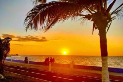 Mexiko, Campeche, Sonnenuntergang am Malecon, Latin America Tours, Blog Vorschau Mexiko, Campeche, Sonnenuntergang am Malecon, Latin America Tours