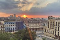 Havanna, Sonnenuntergang, Dachterrasse Hotel Kempinski, Latin America Tours