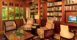 Playa Cativo Lodge, Bibliothek