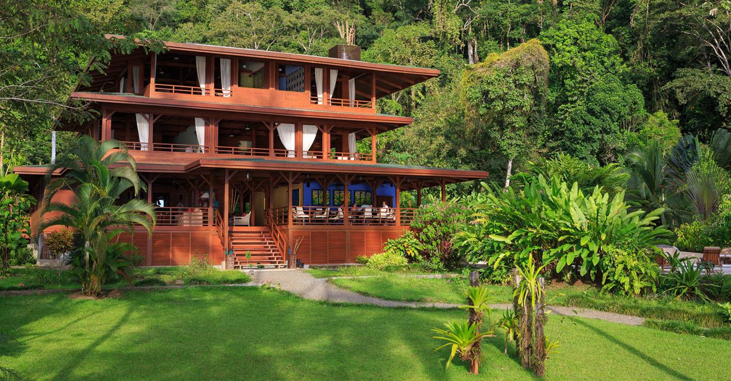 Costa Rica, Playa Cativo Lodge, Hotelansicht Haupthaus, Latin America Tours