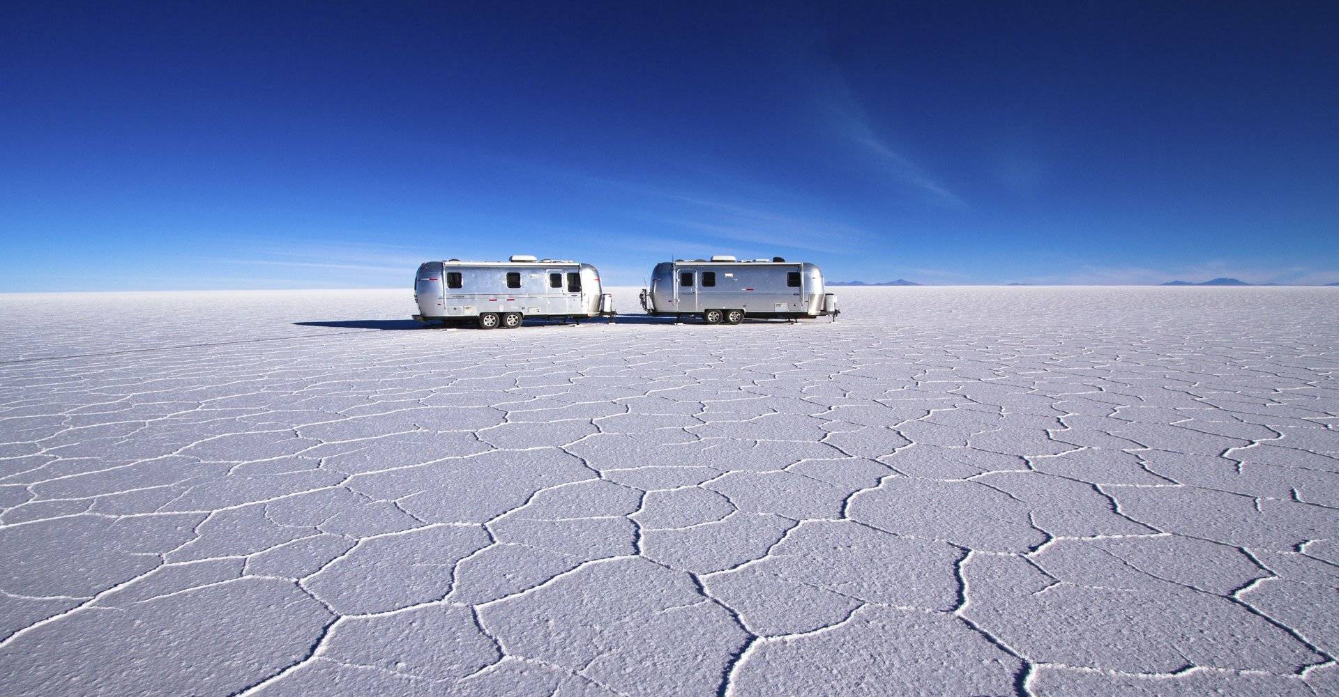 Bolivien, Uyuni Airstream-Camper, Ansicht, Latin America Tours