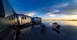 Uyuni Airstream-Camper, Abendstimmung