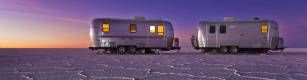 Uyuni Airstream-Camper, Abendstimmung
