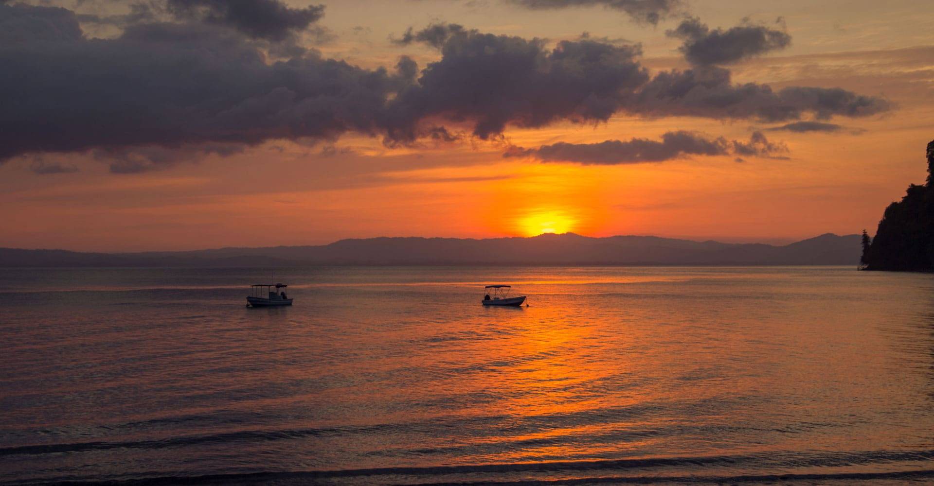 Costa Rica, Playa Cativo Lodge, Abendstimmung Golfo Dulce, Latin America Tours