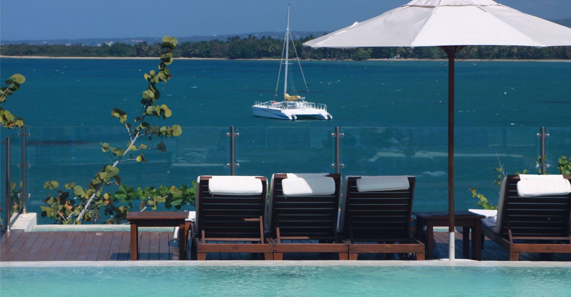 Dominikanische Republik, Casa Colonial, Rooftop Pool mit Blick aufs Meer, Latin America Tours